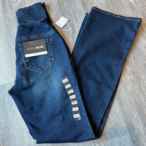 NWT Indigo Blue maternity pants